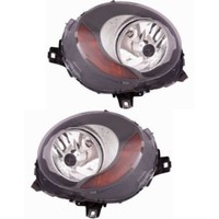 Halogen Scheinwerfer Set Links & Rechts Hauptscheinwerfer H4 FüR Mini Mini
