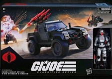 G.I. Joe Classified Vehicle Night Attack Stinger Cobra Jeep & Cobra Driver