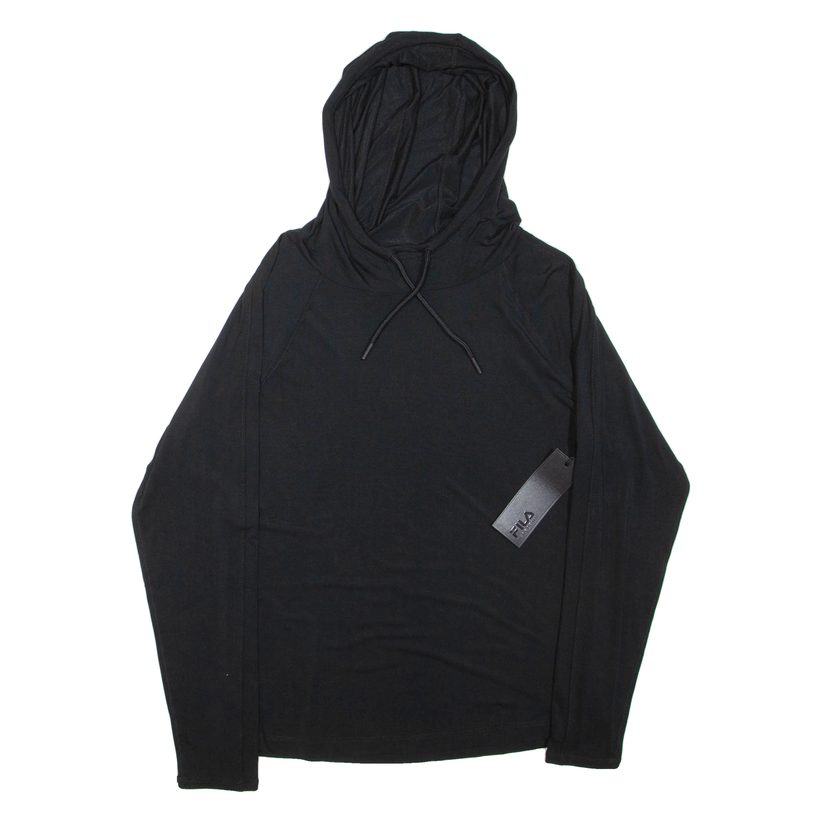 Felpa nera con cappuccio FILA Training donna S