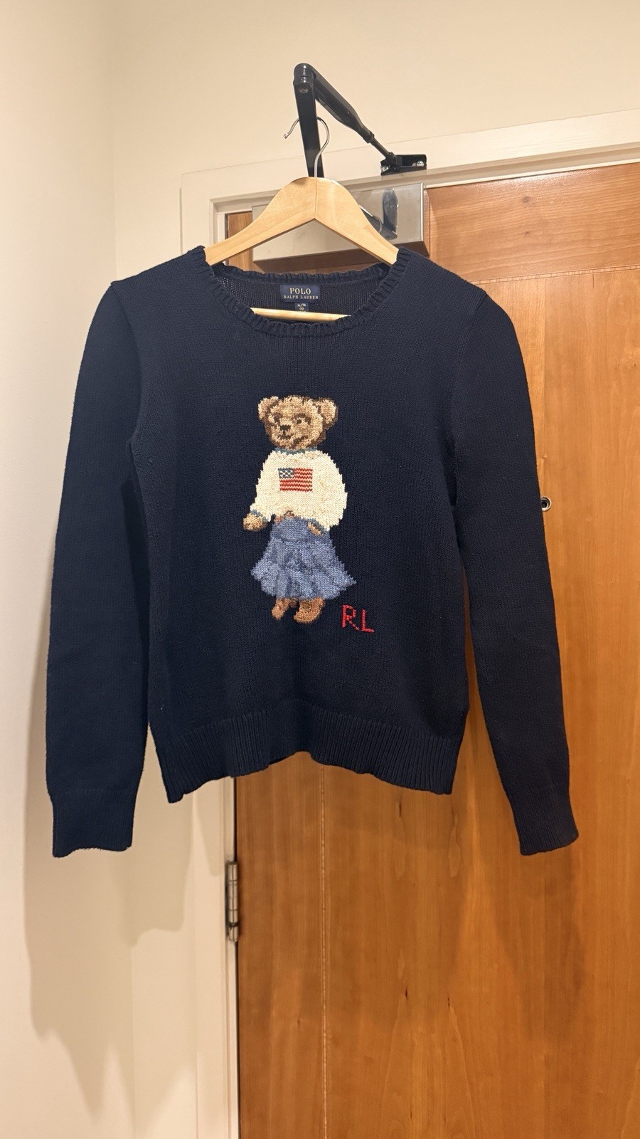 Polo Ralph Lauren Teddy Bear Jumper Limited Edition Size Medium Rare Vintage 90s image 5