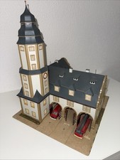 Faller H0 B-901 Rathaus mit Feuerwache Sauber Zusammengebaut 1:87