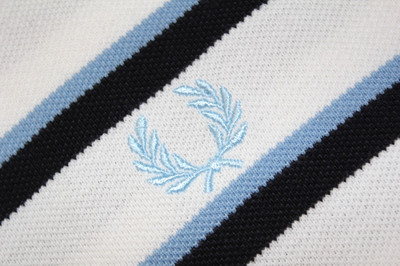 Mens FRED PERRY Short Sleeve Striped Polo Shirt Size XL