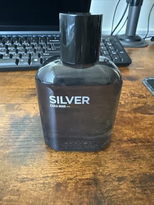Zara Man Silver men's eau de toilette, known for its citrus-woody aroma