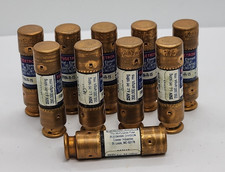 10 Pack - FUSETRON FRN-R-15 15A 250V DUAL-ELEMENT TIME-DELAY FUSE MG5-3 