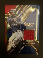 2021 Panini Select - Select Swatches Miguel Sanó #SS-MS Tri-Color Prizm /99 MEM 