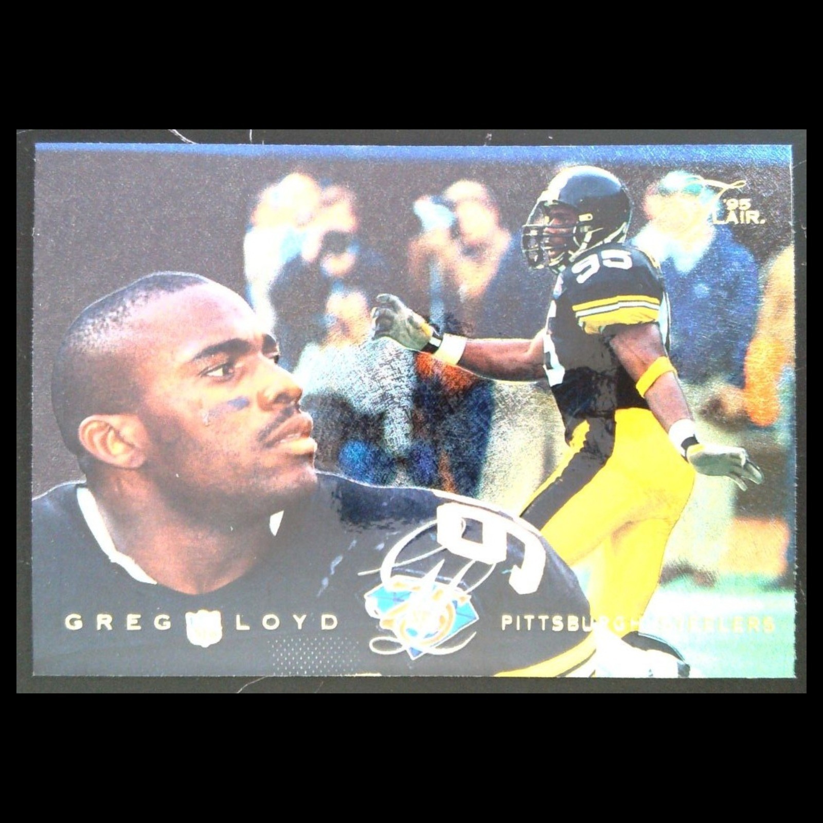 Greg Lloyd #165 1995 Flair Pittsburgh Steelers Football Card NFL