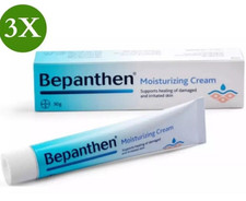 3X Bepanthen Moisturizing Cream For Healing Of Damaged And Irritated Skin 30g
