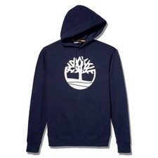 Timberland Herren Kennebec River Hoodie Pullover Sweatshirt Logo Baumwolle Freizeit Neu