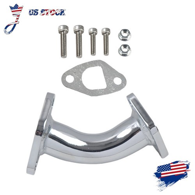 #ad #ad Intake Pipe Inlet Manifold For Coleman 196cc Mini bike Predator 212 Ghost 224cc $27.99