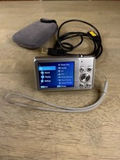 Samsung TL110 14.4MP Digital Camera Silver Charger, Battery Tested