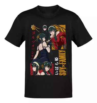 Anime Spy X Family Yor Briar With Red And T-Shirt Size S-5XL, Gift For Friends