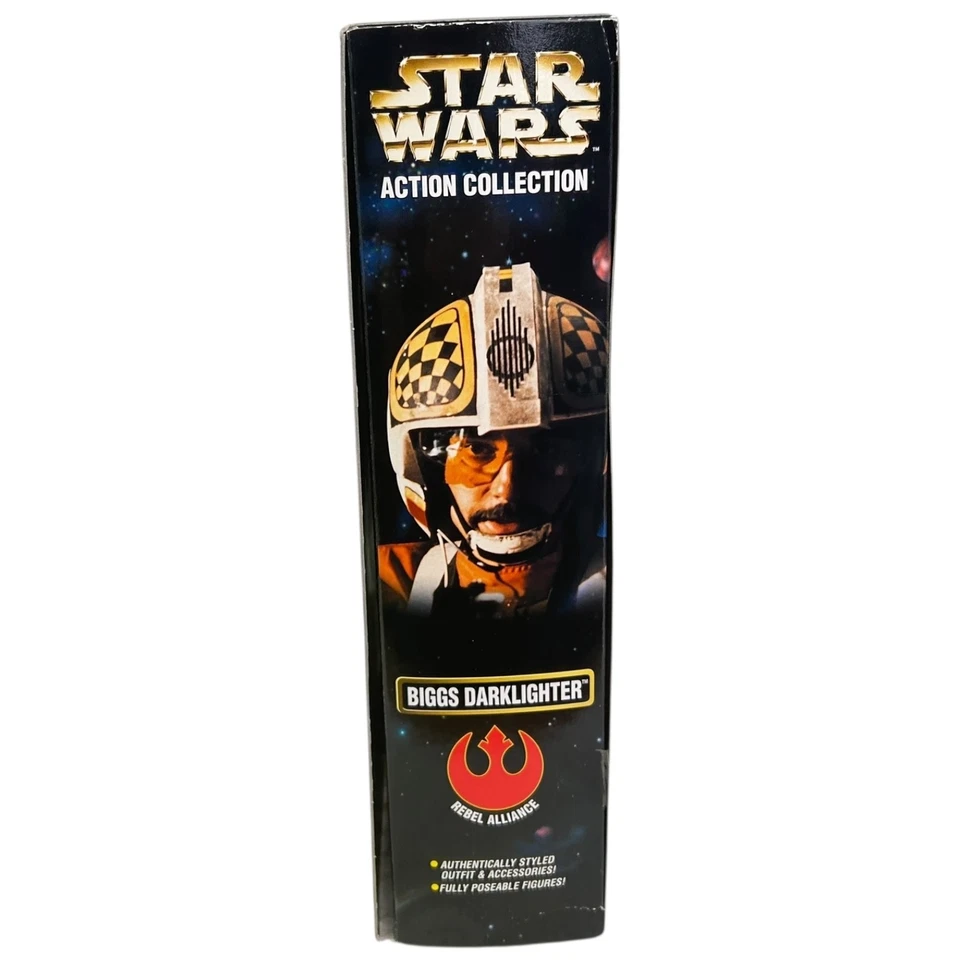 星球大战动作系列楔形安的列斯群岛 Biggs Darklighter 12 人偶 1998 全新 — 第 4/4 张图片