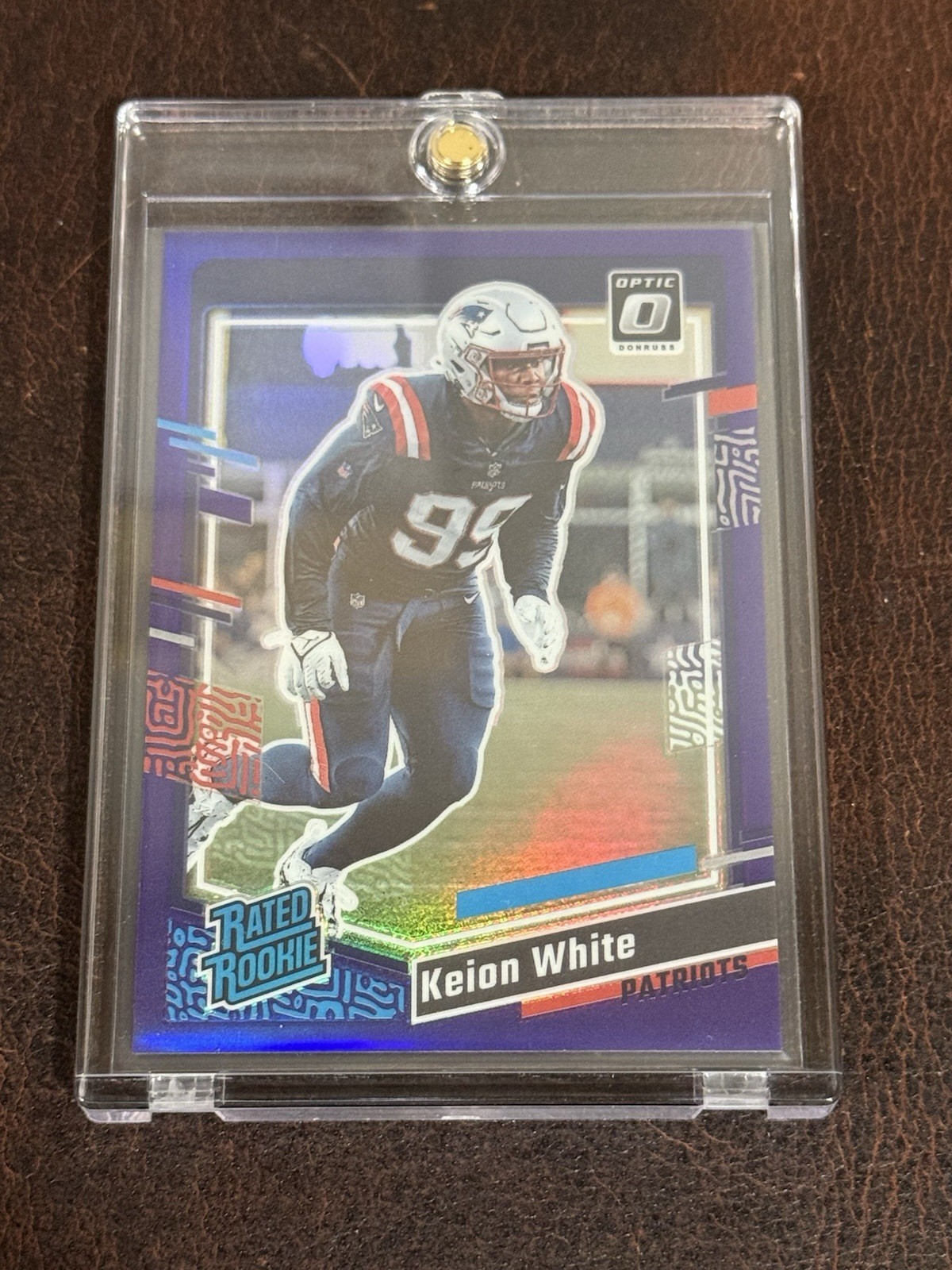 Keion White Panini Donruss #371 Optic Preview-Purple