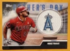 Mike Trout 2023 Topps Series 2 Father's Day Commemorative  Patch Card 144/299