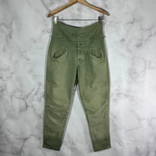 Kapital Green Denim Joggers Sarouel Nouvelle Size XS Japanese Streetwear