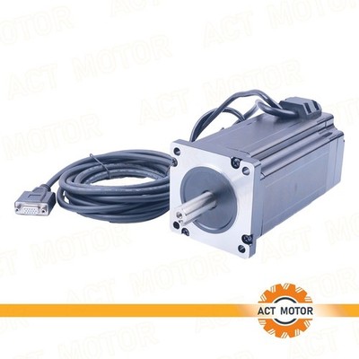 1x NEMA34 Closed-Loop Motor 6A 1700oz.in 12N.m Encoder 171mm  14mm Engraving CNC