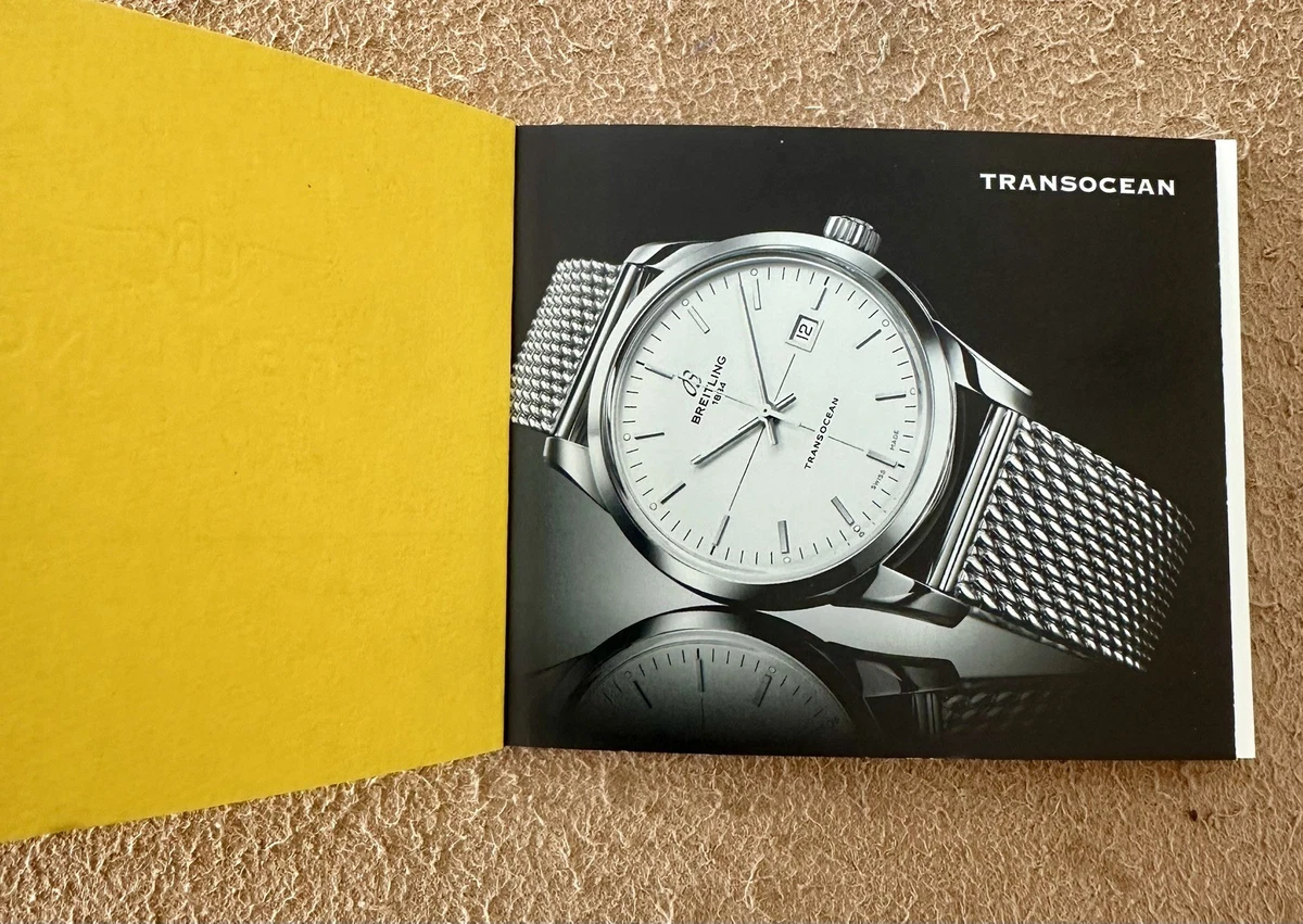 Folleto de instrucciones Breitling Transocean Date