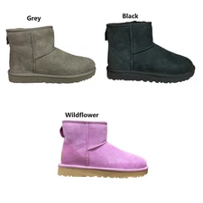 UGG Women's Classic Mini II Slip On Sheepskin Ankle Winter Boot