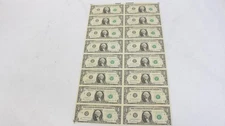 Uncut 16-Note Sheet | 1981 $1 Bills | St. Louis District H | Consecutive Notes