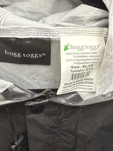 Frogg Toggs Men's Black Rain Jacket image 2