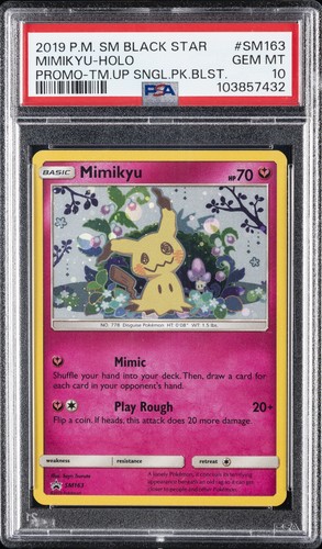 Mimikyu graded PSA 10 for sale on eBay