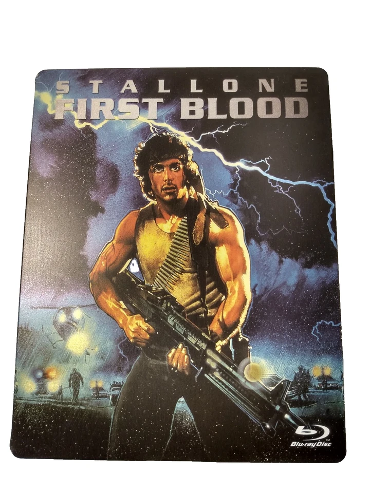 Rambo. First Blood Blu-ray + Digital Copy Steelbook Sylvester Stallone Foto 2 de 4
