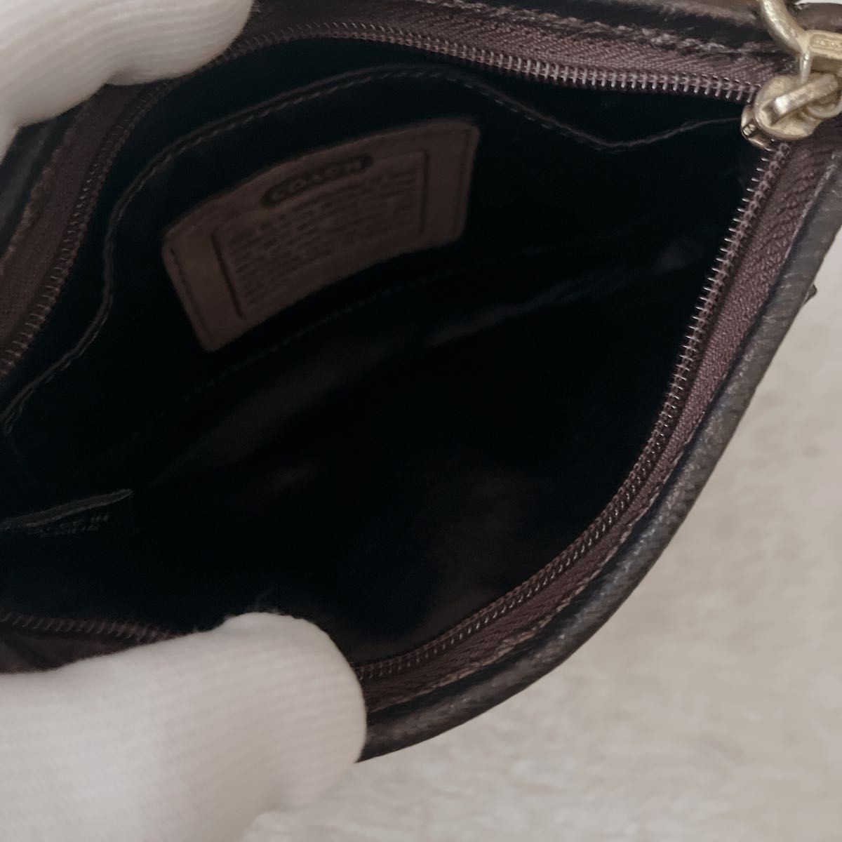 COACH Patchwork Signature Multicolor Turnlock Acc… - image 11