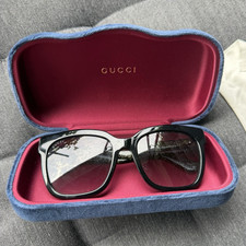 Gucci Damen Sonnenbrille quadratisch schwarz ...