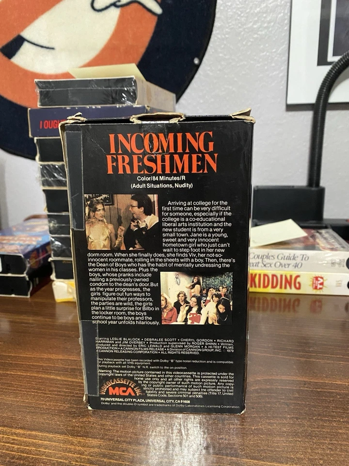 Incoming Freshman VHS 1979 Cult Classic - Image 2 of 3