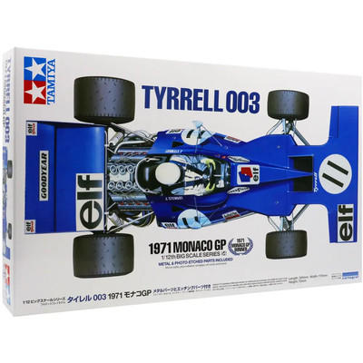 Tamiya 1/12 Tyrrell 003 1971 Monaco Grand Prix Car Model Kit