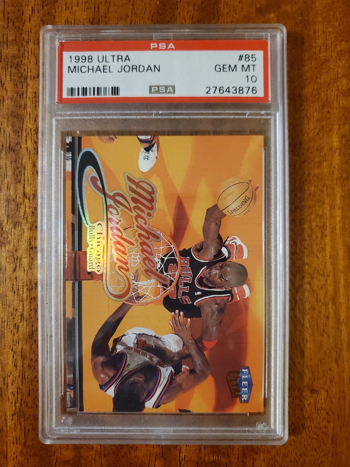 1998 FLEER ULTRA MICHAEL JORDAN (GOAT) #85 BULLS PSA 10 LOW POP