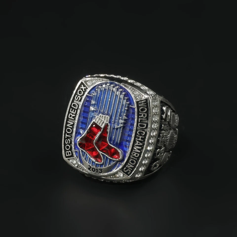 Anillo Serie Mundial Boston Medias Rojas 2013 - ORTIZ #34 - Regalo para fanáticos - Anillo réplica MLB Foto 4 de 4
