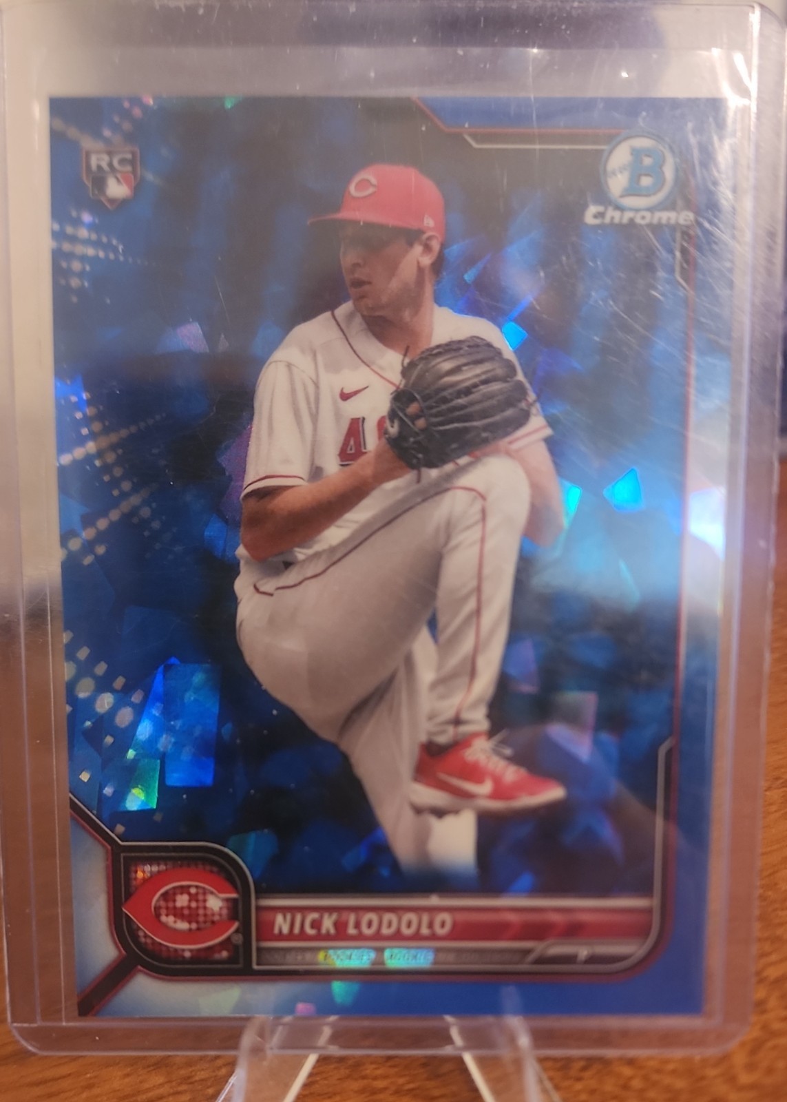 2022 Bowman Chrome Sapphire Edition - Nick Lodolo #27 (RC)