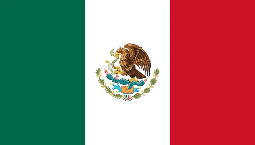 Mexico Mexican Flag Sticker Self Adhesive Decal Various Sizes Made to Order