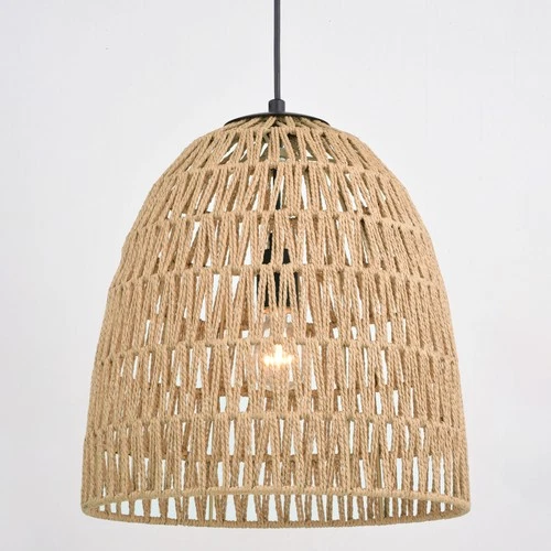 Vaxcel Lighting P0404 Nassau 14"W Pendant - Black - Picture 5 of 12