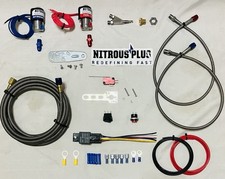 Nitrous Plus Efi Single Stainless Steel Nozzle System 35-75 Hp - New
