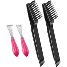 4 Pcs Hair Brush Cleaning Set Tool Mini Hair Cleaning Brush Cleaner Tool
