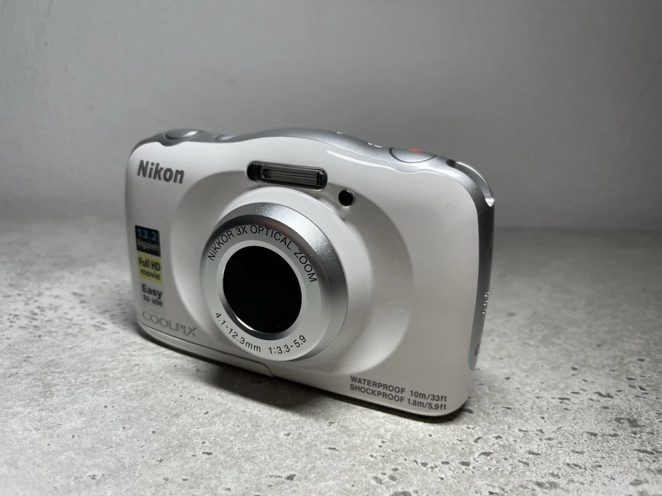 📷 Nikon Coolpix W100 13,2 MP wasserdicht – White | OVP | top 📷 - Bild 3 von 4