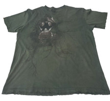 GU Randy Orton XXL T-Shirt WWE Top Rope Soft Premium 2XL Green Tee RKO Gas Mask