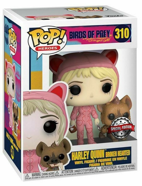 Harley Quinn Broken Hearted Birds Of Prey Pop! Heroes #310 Vinyl Figur Funko-image
