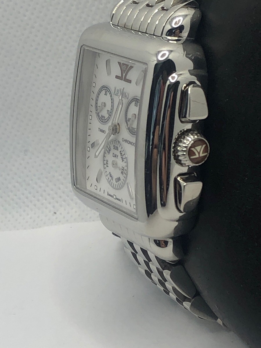 Le Van LVM473SSMP Unisex Silver Stainless Steel Analog  display picture 1