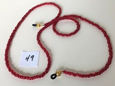 Cherry Red Eyeglass Eye Glass Sunglass Bead Leash Lanyard Holder 29
