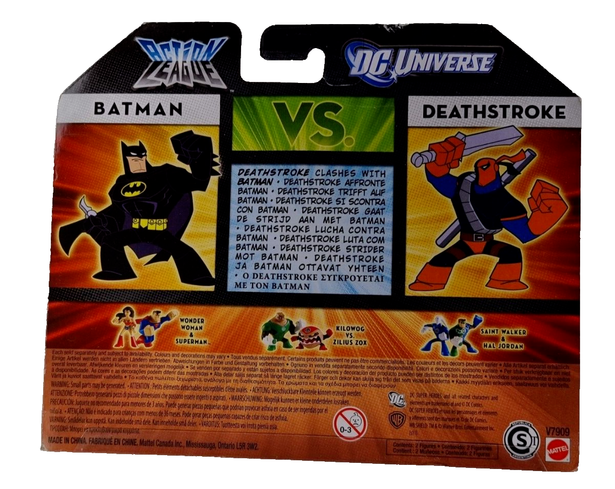 DC Universe Action League Batman Deathstroke Action Figures