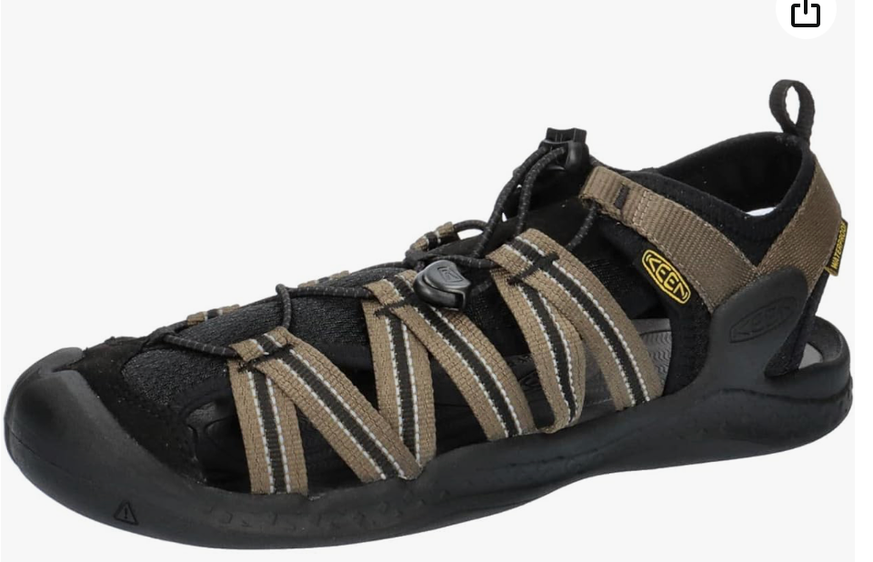 KEEN Sandali Uomo Drift Creek H2 Water Taglia 12 EE Nuovi con etichette Punta Chiusa Asciugatura Rapida