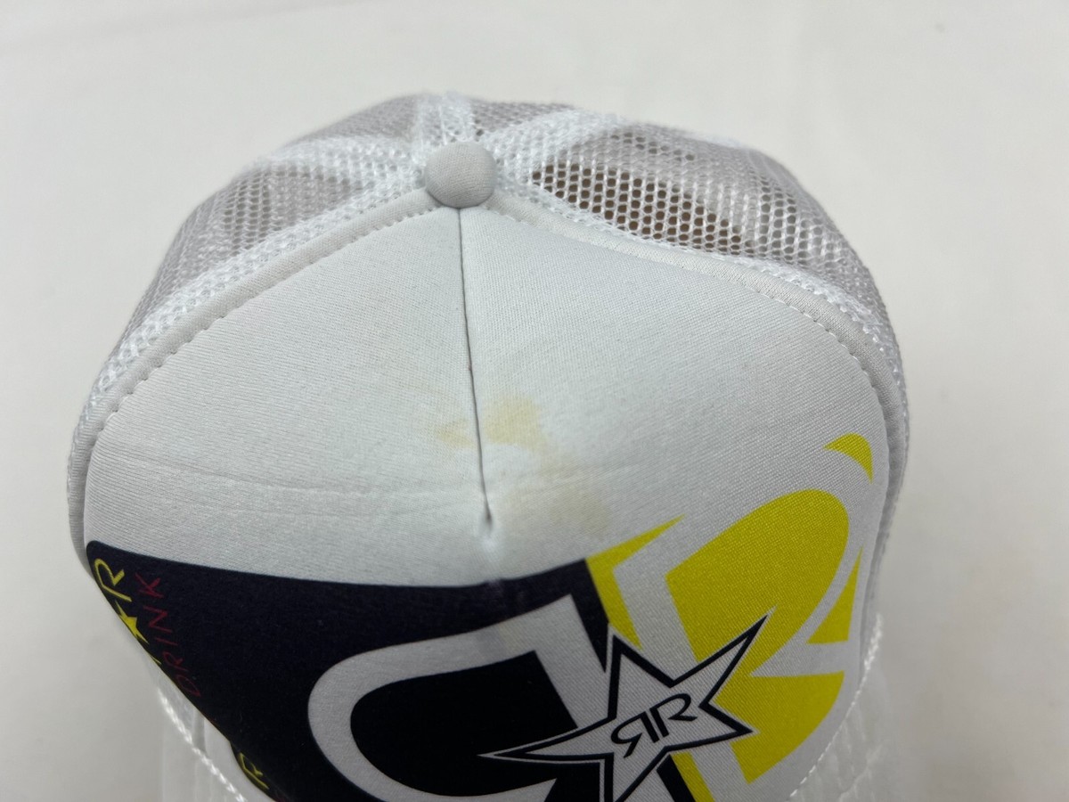 White Hat Black Stars - Neoprene - BRAND NEW Trucker Hat - Adjustable Size Star Logo Hat - White – Sizuck Gaming main image 2