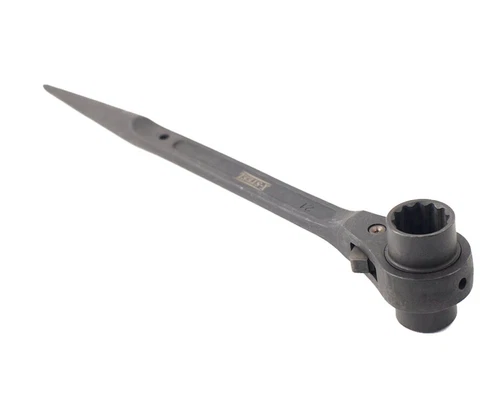 Professional Scaffold Dual Head Socket Podger Ratchet Spanner 17x19,18x24-50x55