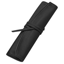 Estuche con rollo PILOT de cuero de vaca conjunto de bolígrafos para bolígrafo individual negro