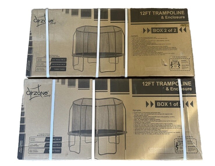 Airzone 14 Foot Trampoline with Enclosure. eBay