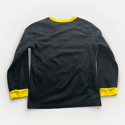 DC Comics Batman Sleep Top Shirt Black Yellow Youth Boys Kids Size 8 - Picture 2 of 7