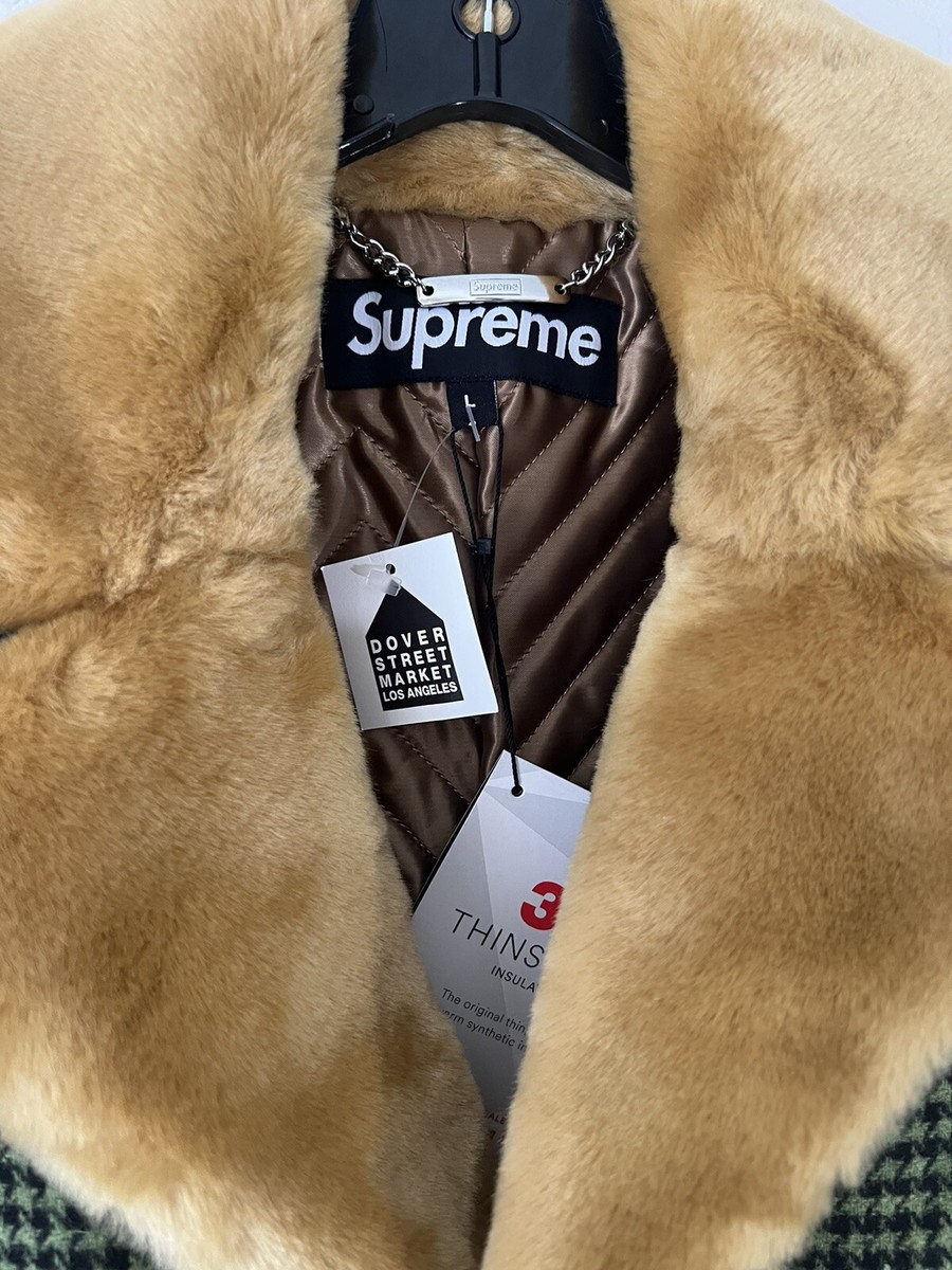 Supreme FW22 Fur Collar Car Coat In Hand Ready To Ship Size Supreme FW22 Fur Collar Car Coat In Hand Ready To Ship Size